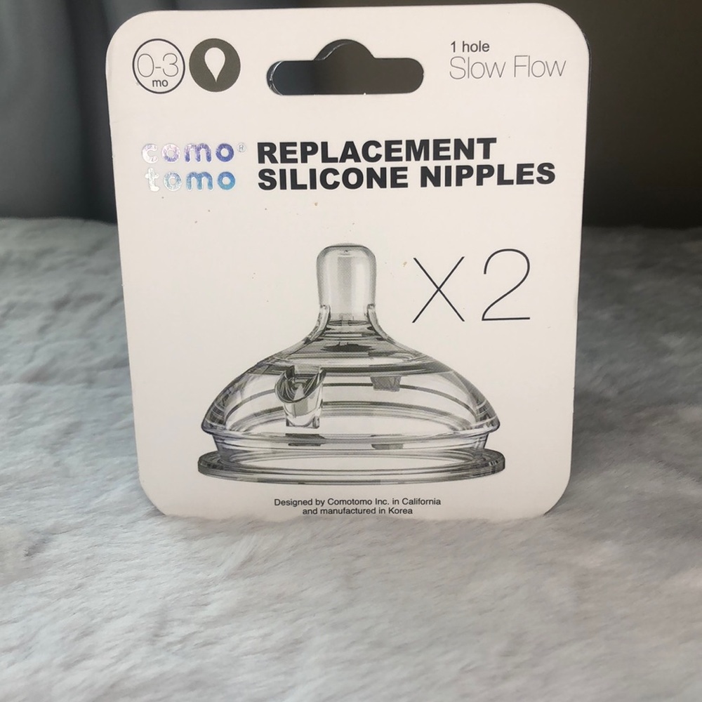 Como Tomo Replacement Silicone Nipples